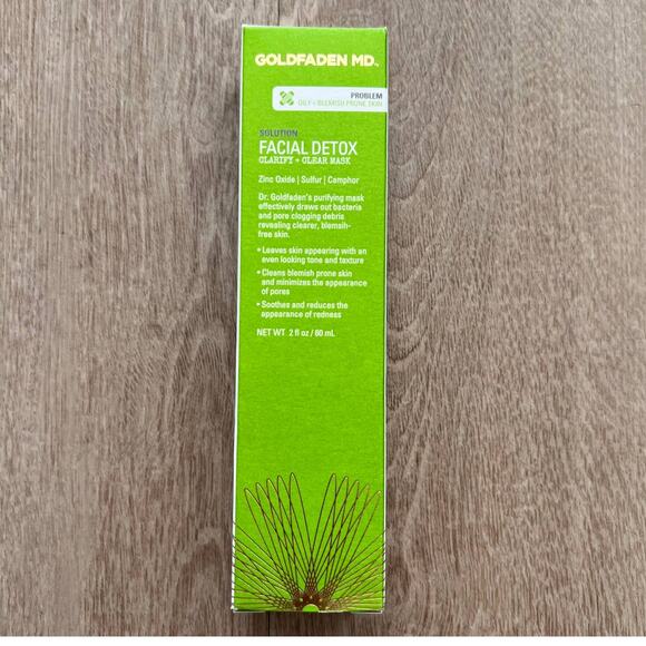 GOLDFADEN MD Solution Facial Detox + Clear Mask _ NEW - Picture 7 of 8